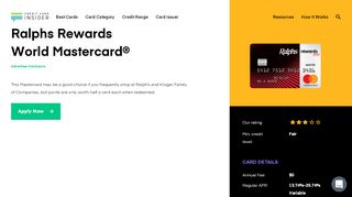 
                            8. Ralphs Rewards World Mastercard® - Credit Card Insider - Ralphs Us Bank Credit Card Portal