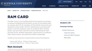 
                            5. Ram Card - Suffolk University - Ram Id Portal