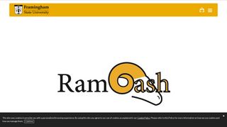 
                            9. RAM Cash - Framingham State University Dining Services - Fsu Blackboard Portal