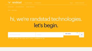 
                            6. Randstad Technologies - Randstad USA - Randstad User Portal
