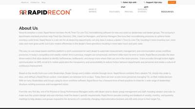 
                            3. Rapid Recon - Company - Reconditioning Process Tracker