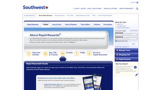 
                            6. Rapid Rewards E-mail - Southwest Airlines - Mail Rewards Portal Numbers