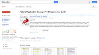 
                            6. Rational Application Developer V7.5 Programming Guide - Jazznet Login