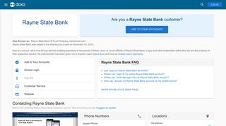 
                            2. Rayne State Bank & Trust Company | Make Your Credit Card ...