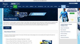 
                            1. Rays Rewards | Tampa Bay Rays - MLB.com - Rays Rewards Portal