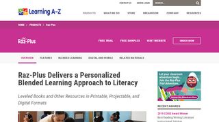 
                            7. Raz-Plus - Learning AZ - Raz Plus Login