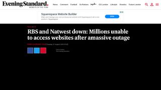 
                            12. RBS and Natwest down: Millions unable to access websites ... - Rbs Bankline Portal Problems