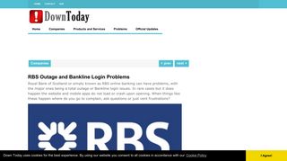 
                            4. RBS Outage and Bankline Login Problems | Down Today - Rbs Bankline Portal Problems