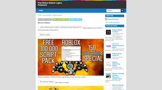 
                            6. Rbxrich Roblox | Free Robux Roblox Logins Password - Rbxrich Login