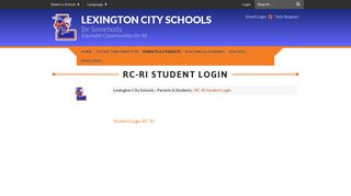 
                            7. RC-RI Student Login - Lexington City Schools