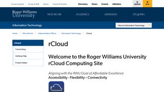 
                            4. rCloud | Roger Williams University - Rcloud Login
