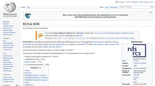 
                            6. RCS & RDS - Wikipedia - Rds Rcs Portal