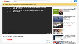 
                            6. RE Tips - Working with MLS Advantage - YouTube - Mls Advantage Sign In