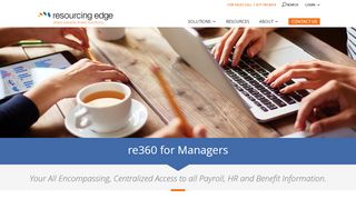
                            3. re360 Manager Login - Resourcing Edge - Resourcing Edge Employee Portal