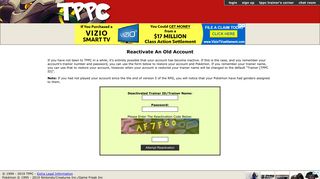 
                            4. Reactivate An Old Account - TPPC Online RPG v8.0 - Www Tppcrpg Net Portal Php