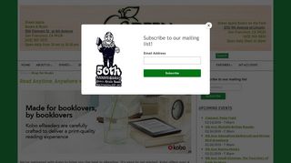 
                            6. Read Anytime, Anywhere with Kobo | Green Apple Books - Kobo Books Portal