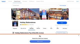 
                            4. Read more Holiday Stationstores reviews about Pay & Benefits - Holiday Station Stores Employee Portal