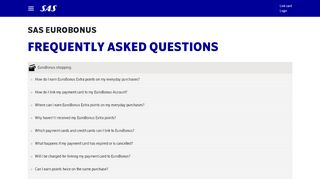 
                            8. Read our member FAQ - SAS EuroBonus Member Portal - Sas Eurobonus Mastercard Portal No