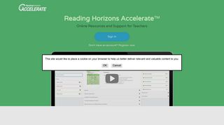 Reading Horizons Accelerate