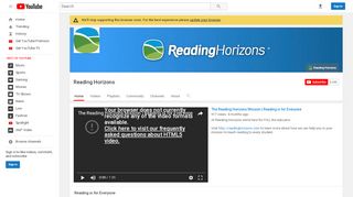 Reading Horizons - YouTube