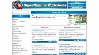 
                            3. Reading Worksheets - Super Teacher Worksheets - Superteacherworksheet Portal