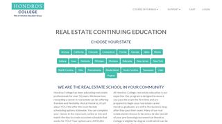 
                            6. Real Estate Continuing Education - Hondros Online - Fastclass Portal
