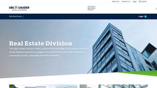
                            3. Real Estate Division | UBC Sauder School of Business - Www Sauder Ubc Ca Portal