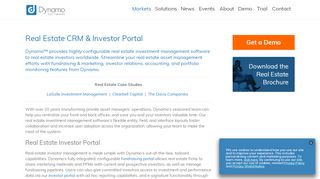 Real Estate Investment Software | Dynamo Software - Real Estate Investor Portal