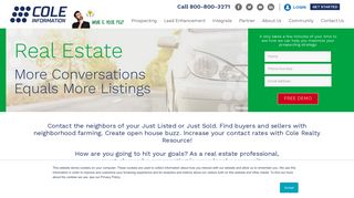 
                            4. Real Estate Lead Generation - Get Leads Now! | Cole Realty ... - Cole Realty Resource Portal