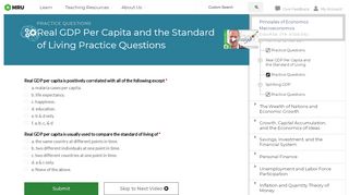
                            9. Real GDP Per Capita and the Standard of Living Practice ... - Capita Intime Portal
