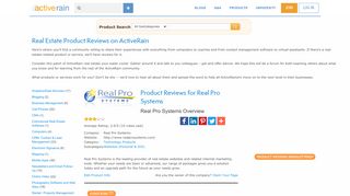 
                            6. Real Pro Systems reviews on ActiveRain - Real Pro Systems Portal