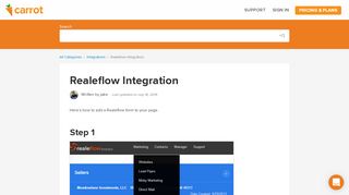 
                            5. Realeflow Integration - Carrot Help Center - Realeflow Investor Portal