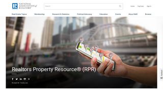 
                            2. Realtors Property Resource® (RPR) | www.nar.realtor