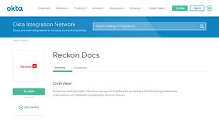 
                            4. Reckon Docs | Okta - Reckon Docs Portal