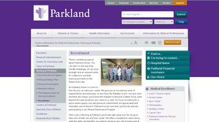 
                            7. Recruitment | Parkland Health & Hospital System - Parkland Careers Portal