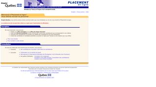 
                            4. Recruter du personnel - Placement en ligne - Emploi Quebec Employeur Portal