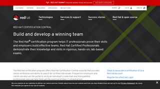 
                            4. Red Hat Certification Central - Red Hat Certification Portal