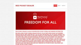 
                            4. RED Pocket dealer - Home - Red Pocket Dealer Portal