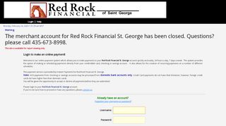 
                            4. Red Rock Financial St. George (L.?) - SIPlive - St George Merchant Portal