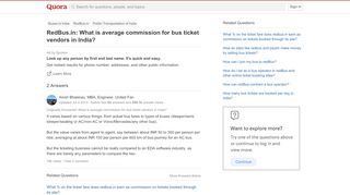 
                            7. RedBus.in: What is average commission for bus ticket vendors in ... - Redbus Agent Login
