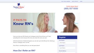 
                            8. Referral Bonus - NurseChoice - Nursechoice Portal