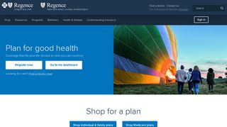 
                            8. Regence home page - Regence Employer Portal