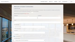 
                            6. Register - Avalon Communities - Avaloncommunities Portal