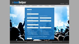 Register - BandHelper - Bandhelper Portal