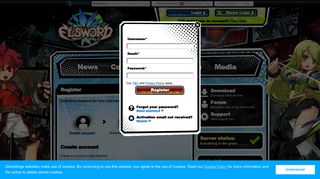 
                            8. Register - Elsword - Elsword Online Sign Up