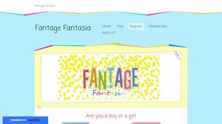 
                            6. Register - Fantage Fantasia - Fantage Sign Up