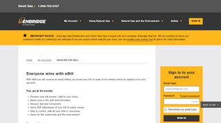 Register for eBill - EBill | Enbridge Gas - Enbridge Portal My Account