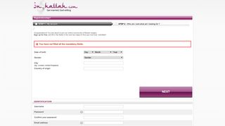 
                            7. Register for free on inshAllah.com Muslim matrimonial site for ... - Inchallah Portal