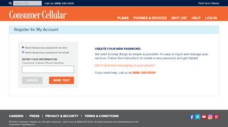 
                            3. Register For My Account - Consumer Cellular - The Best No ... - My Consumercellular Com Portal