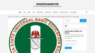 
                            2. Register for the Ongoing Delta State Government Teachers Job Recruit - Delta State Ministry Of Basic Education Online Portal